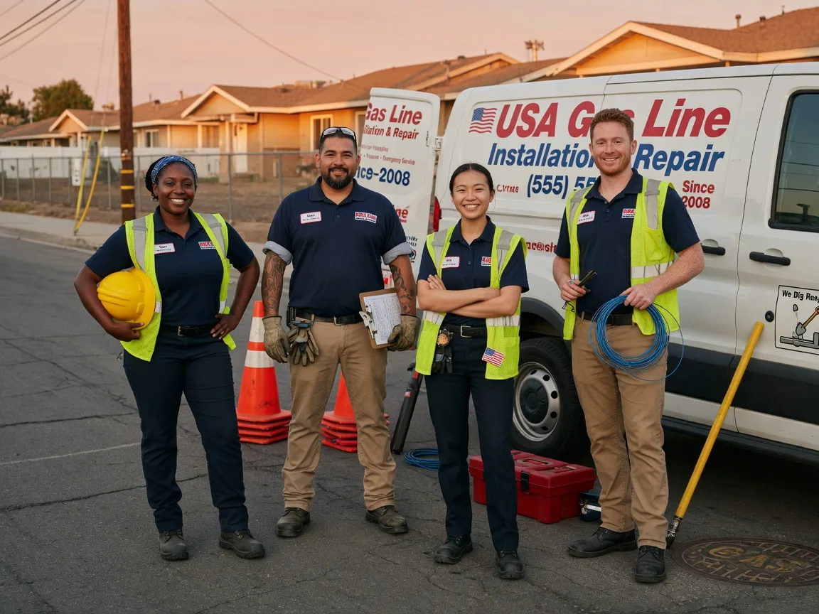 Gas Line Installation company in Shawnee On Delaware, PA